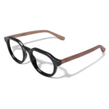 Armação de Acetato com Madeira | Woodz Davos Black