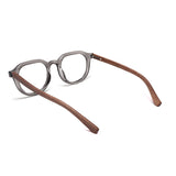 Armação de Acetato com Madeira | Woodz Davos Grafite