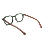 Armação de Acetato com Madeira | Woodz Davos Green