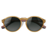 Óculos de Sol de Acetato com Madeira | Woodz Elli Amarelo Ocre