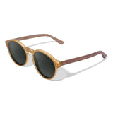 Óculos de Sol de Acetato com Madeira | Woodz Elli Amarelo Ocre