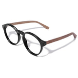 Armação de Acetato com Madeira | Woodz Elli Black