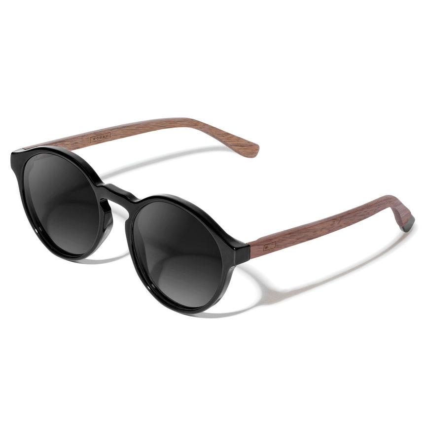 Óculos de Sol de Acetato com Madeira | Woodz Elli Black