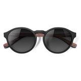 Óculos de Sol de Acetato com Madeira | Woodz Elli Black Fosco