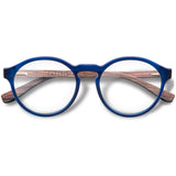 Armação de Acetato com Madeira | Woodz Elli Blue Fosco