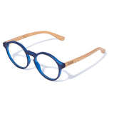 Armação de Acetato com Madeira | Elli Blue Label (Woodz x Johnnie Walker)