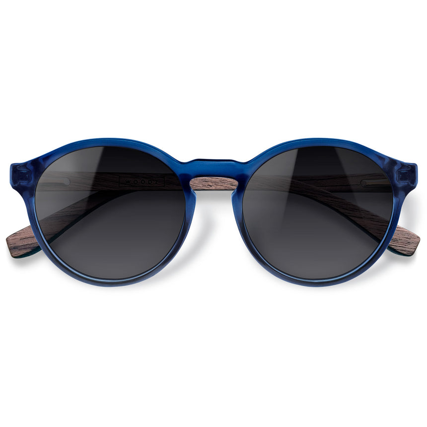 Óculos de Sol de Acetato com Madeira | Woodz Elli Blue