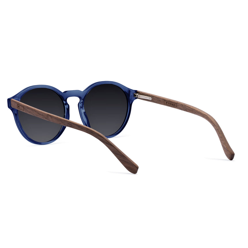 Óculos de Sol de Acetato com Madeira | Woodz Elli Blue