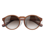 Óculos de Sol de Acetato com Madeira | Woodz Elli Camel Fosco