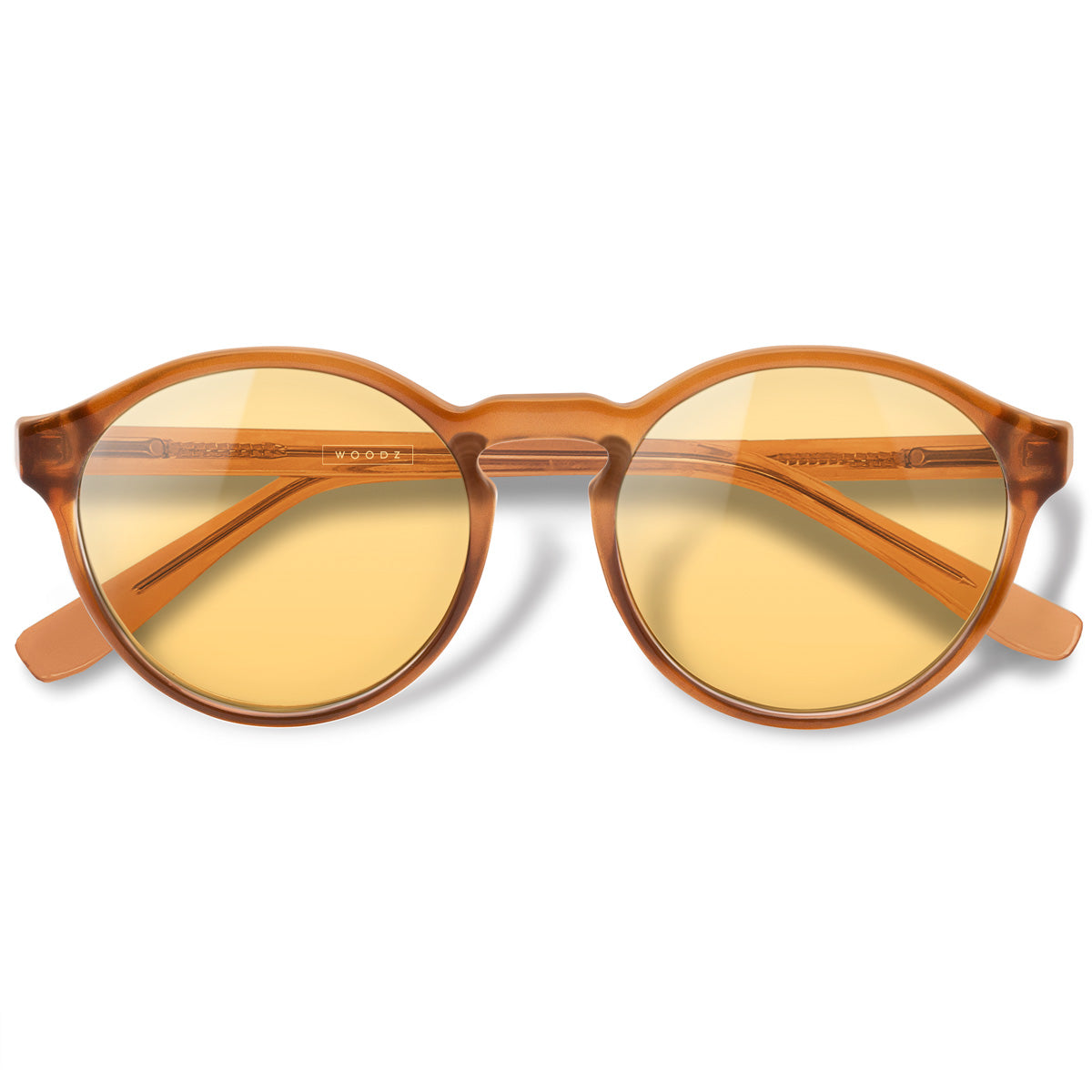 Elli Camel com lente colorida amarelo