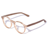 Armação de Acetato com Madeira | Woodz Elli Champanhe