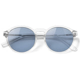 Elli Cristal com lente colorida azul clara