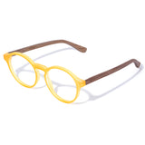 Armação de Acetato com Madeira | Woodz Elli Gold Fosco