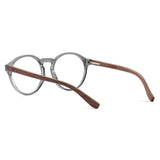 Armação de Acetato com Madeira | Woodz Elli Grafite Degradê