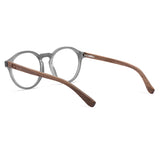 Armação de Acetato com Madeira | Woodz Elli Grafite Fosco