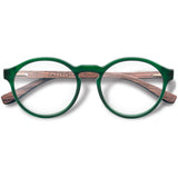 Armação de Acetato com Madeira | Woodz Elli Green Fosco