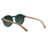 Óculos de Sol de Acetato com Madeira | Elli Green Label (Woodz x Johnnie Walker)