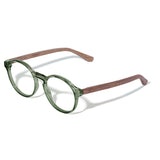 Armação de Acetato com Madeira | Woodz Elli Green