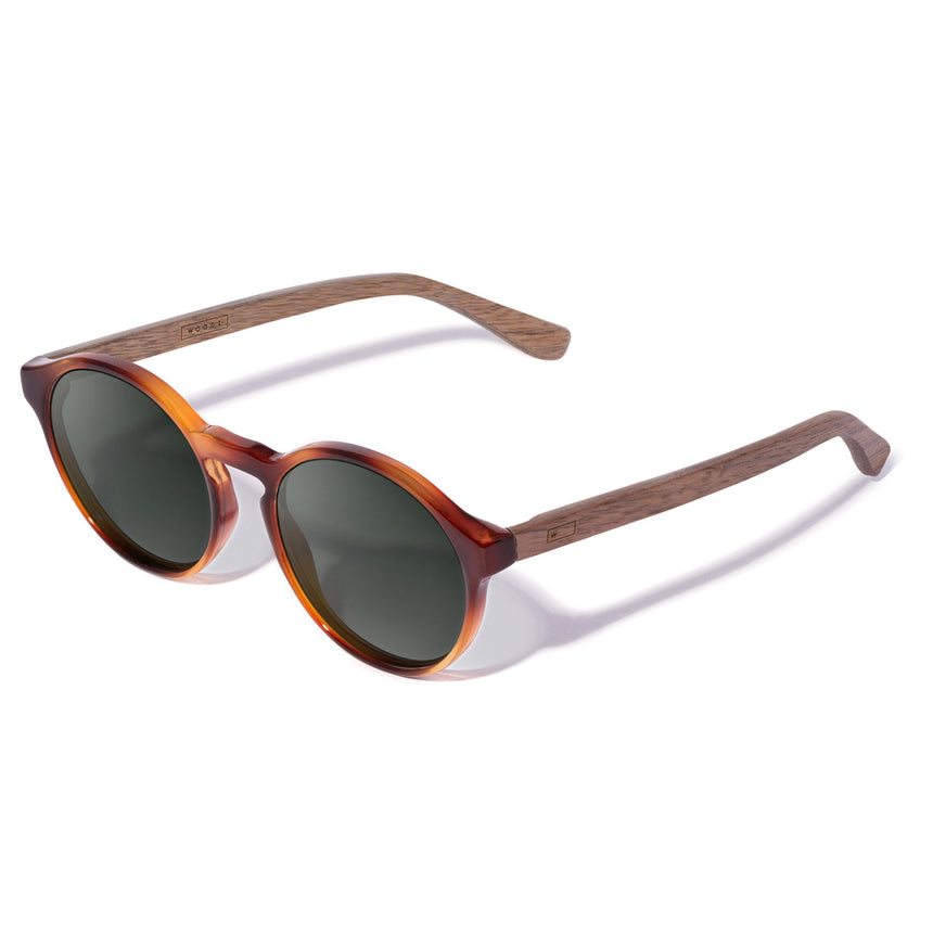 Óculos de Sol de Acetato com Madeira | Woodz Elli Havana