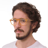 Armação de Acetato com Madeira | Elli Gold Label (Woodz x Johnnie Walker)