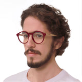 Armação de Acetato com Madeira | Elli Red Label (Woodz x Johnnie Walker)