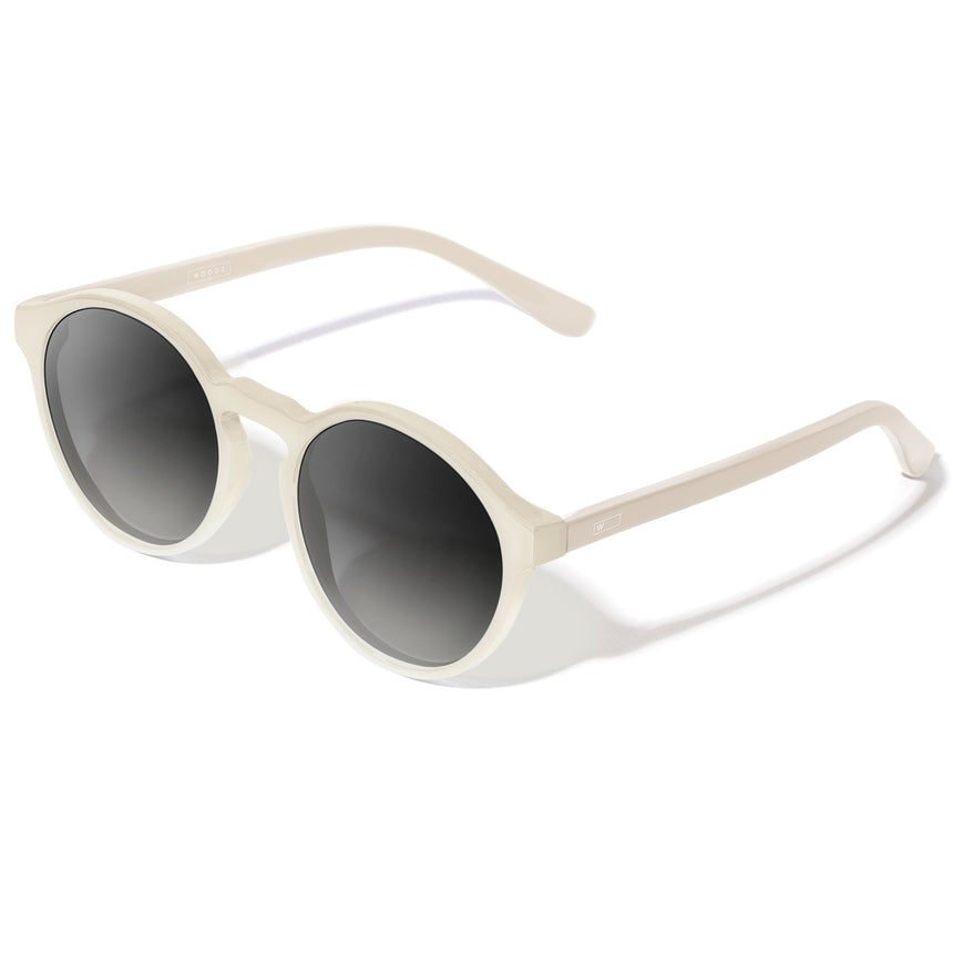 Óculos de Sol todo de Acetato | Woodz Elli Off White