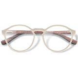 Armação de Acetato com Madeira | Woodz Elli Off White