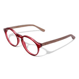 Armação de Acetato com Madeira | Woodz Elli Vinho