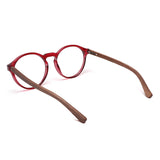 Armação de Acetato com Madeira | Woodz Elli Vinho