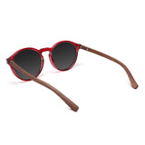 Óculos de Sol de Acetato com Madeira | Woodz Elli Vinho