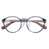 Armação de Acetato com Madeira | Woodz Elli Sky Blue