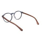 Armação de Acetato com Madeira | Woodz Elli Sky Blue