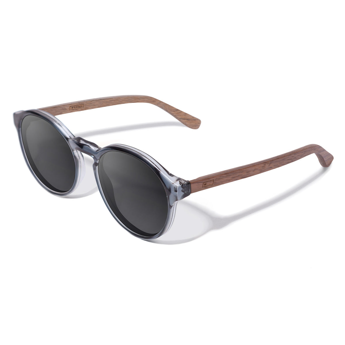 Óculos de Sol de Acetato com Madeira | Woodz Elli Sky Blue