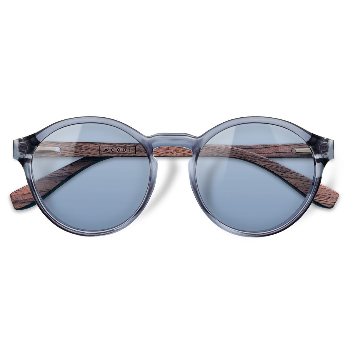 Óculos de Sol de Acetato com Madeira | Woodz Elli Sky Blue