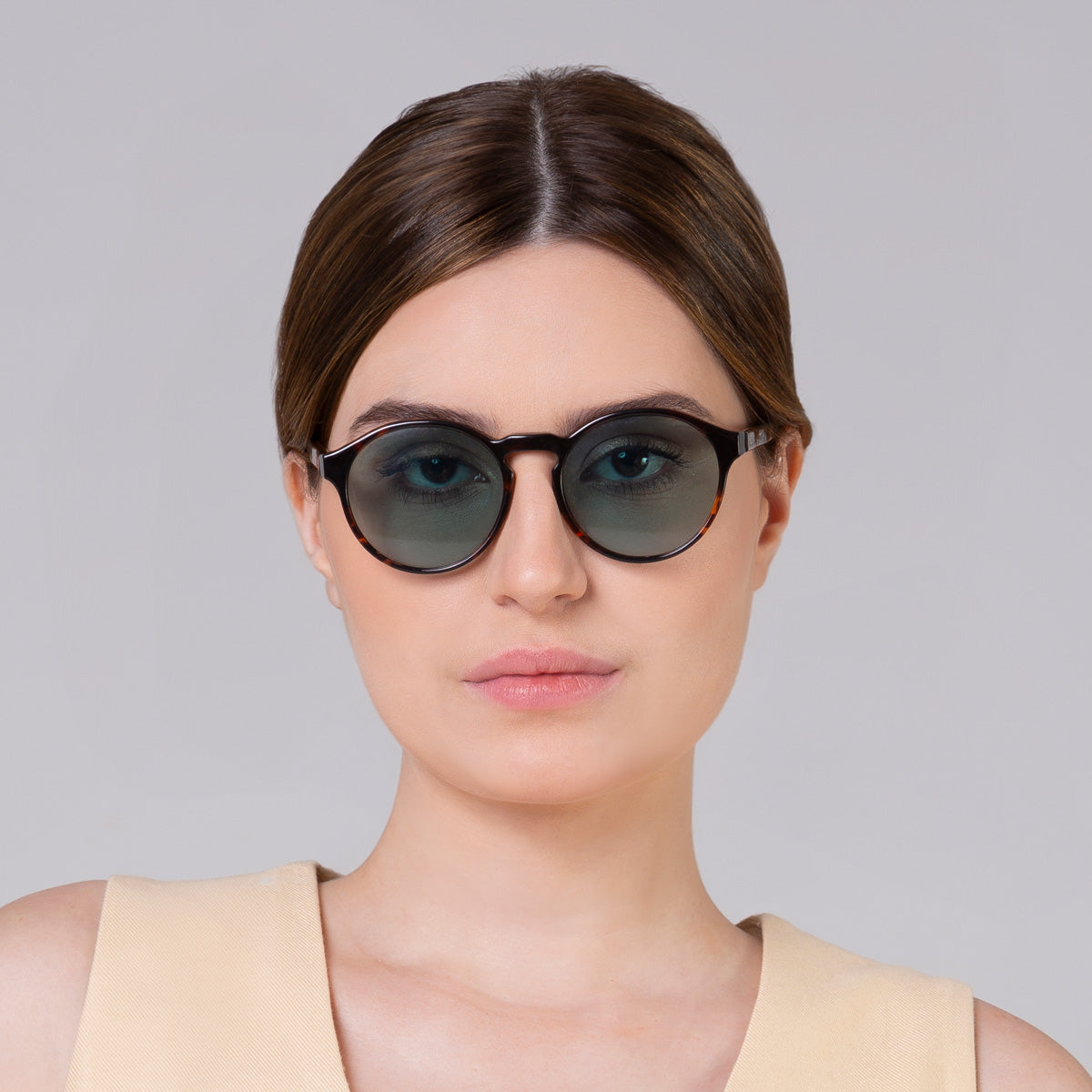 eyeknow74です Óculos de Sol todo Acetato | Woodz Elli Camel