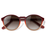 Óculos de Sol todo de Acetato | Woodz Elli Vermelho Pôr do Sol