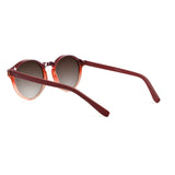 Óculos de Sol todo de Acetato | Woodz Elli Vermelho Pôr do Sol