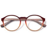 Armação de Acetato com Madeira | Woodz Elli Vermelho Pôr do Sol