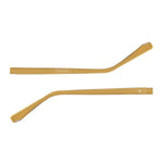 Par de hastes acetato Amarelo Ocre