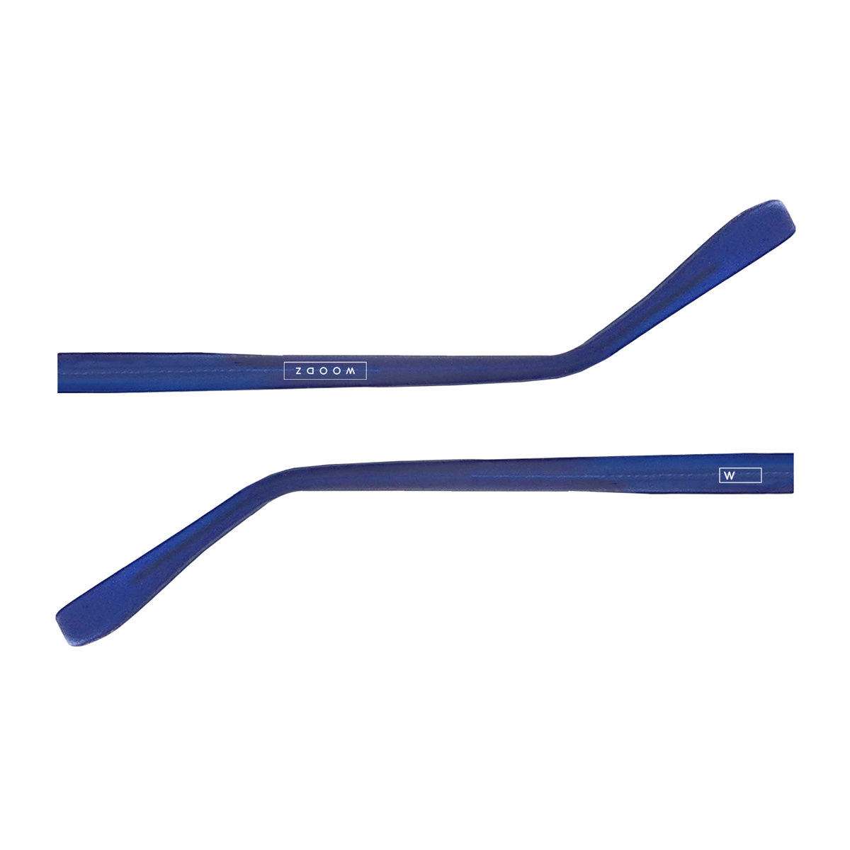 Par de hastes acetato Azul Fosco