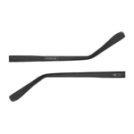 Par de hastes acetato Preto Fosco