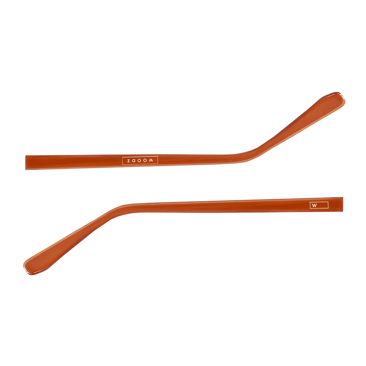 Par de hastes acetato Camel Brilho