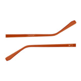 Par de hastes acetato Camel Brilho