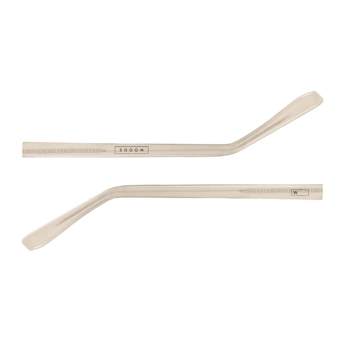 Par de hastes acetato Champanhe