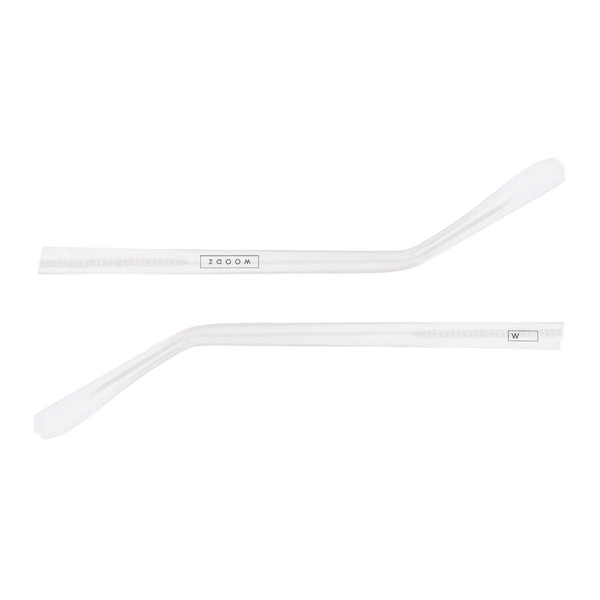 Par de hastes acetato Cristal Fosco