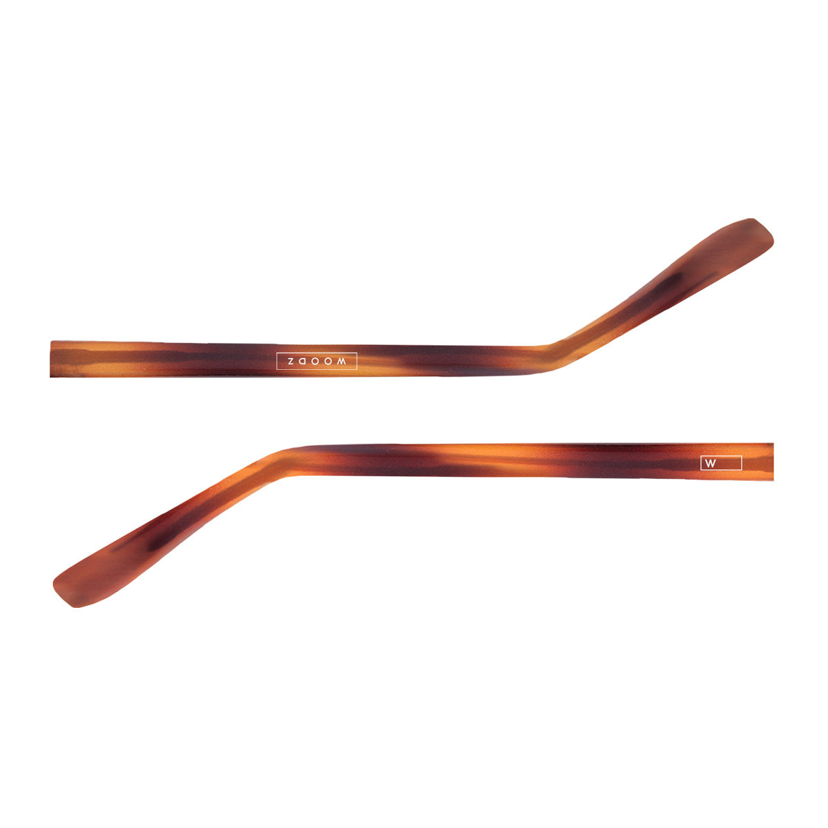 Par de hastes acetato Havana