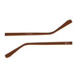 Par de hastes acetato Marrom Brilho