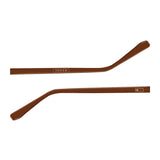 Par de hastes acetato Marrom Brilho