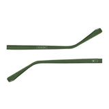 Par de hastes acetato Verde Brilho