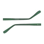 Par de hastes acetato Verde Fosco